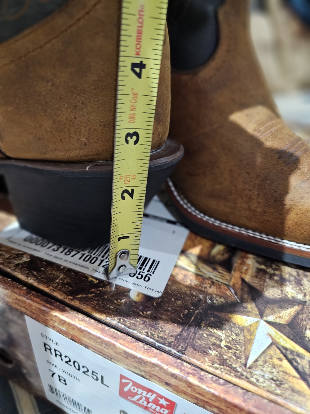Tony Lama Women's 'Pecan Milled Buffalo' Western Boots - Picture 10 of 10